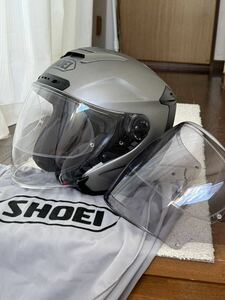 美品 J-FORCE Ⅳ ショウエイ Jフォース4 SHOEI Lサイズ 即決新品ライトスモークシールド ジェットヘルメット