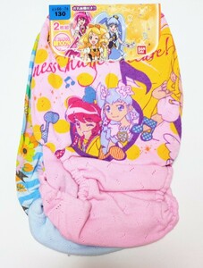 ☆新品☆ハピネスチャージプリキュア☆2枚組ショーツ☆130☆⑦