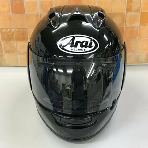 ジャンク Arai アライ RX-7 RR5 フルフェイスヘルメット グラスブラック 57-58 破損あり 現状品 バイク用品 その他/904