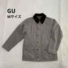 【美品】GU ジーユー　ハンティングジャケット　オリーブ色　Mサイズ