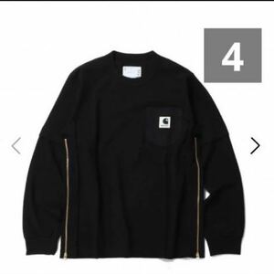 Sacai Carhartt WIP L/S T-Shirt BLACK 4