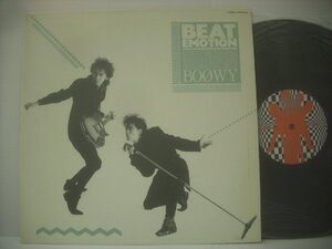 ■ LP 　BOOWY / BEAT EMOTION B BLUE ONLY YOU 布袋寅泰 氷室京介 1986年 東芝EMI株式会社 WTP-90438 ◇r61205