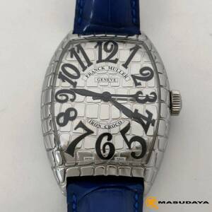 ◆◇【美品】FRANCK MULLER フランクミュラー トノウ カーベックス アイアンクロコ 8880SC◇◆