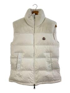 MONCLER◆23AW Lempa/襟・裾等汚れ有/ダウンベスト/ナイロン/WHT/I20931A00046