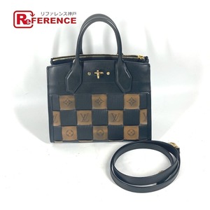 美品 LOUIS VUITTON ルイヴィトン M53252 シティスティーマーPM 2WAYバッグ ハンドバッグ モノグラムリバース ショルダーバッグ【中古】