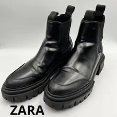 ZARA ザラ サイドゴアブーツ トラックソール 38  24cm