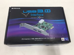 USB 3.0 Interface SuperSpeed 5G bps PCI Express x1 対応、高速USB3.0インターフェースボード　未開封品(2FA)