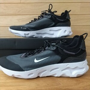 27cm 新品正規品 ナイキ リアクト ライブ NIKE REACT LIVE ブラック/ダークスモークグレー/ホワイト CV1772-003 