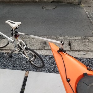 自転車牽引ヒッチメンバー