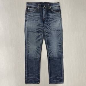 VISVIM ビズビム 初期 13SS SOCIAL SCULPTURE DENIM 04NW NON-WASHED PANTS ウォッシュ USED 加工 デニム パンツ ジーンズ インディゴ 32