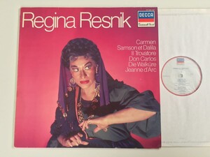 【盤質美品】Regina Resnik LP DECCA GRANDI VOCI 417 229-1 86年リイシューオランダプレスBizetTchaikovskySaint-SaensWagnerVerdi