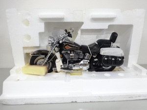新品 未使用 FRANKLINMINT フランクリンミント Harley Davidson ハーレー ダビッドソン ヘリテイジ ソフテイル クラシック バイク 模型 1/5