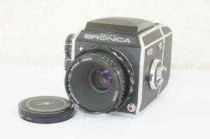 ② ZENZA BRONICA ゼンザブロニカ 中判 フィルムカメラ Nikon ニコン NIKKOR-P・C F2.8 75mm レンズ セット 7009196011