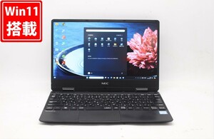 良品 フルHD 12.5型 NEC VersaPro PC-VKT13H-4 Windows11 八世代 i5-8200Y 8GB 128GB-SSD カメラ 無線 Office付 中古パソコン 管:1103j