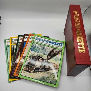 NARROW GAUGE AND SHORT LINE GAZETTE　ナローゲージ&ショートラインガゼット　鉄道模型　1984年3月-1985年2月　6冊　A230223 　60サイズ