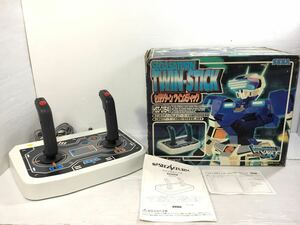 [K-2024]SEGASATURN TWIN-STICK☆セガサターン ツインスティック★元箱.取説つき HSS-0154 コントローラー♪100size発送 売り切り!!