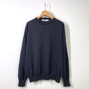 【定価2.2万円】nonnative ノンネイティブ ニット EDUCATOR CREW NECK SWEATER C/N YARN 2 ネイビー 紺 セーター