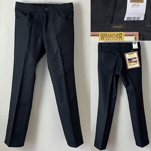 ★激安 新品 定価8,690円 メキシコ製 レア WRANGLER 82BK ラングラー スタプレパンツ（ランチャーパンツ）ブーツカット Ｗ30 L29 ブラック