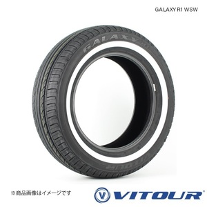 VITOUR GALAXY R1 WSW 195/70R14 91H 1本 夏タイヤ サマータイヤ ホワイトリボン ヴィツァー ギャラクシーR1