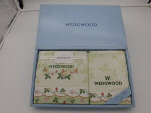 9608■■　新品！（西川）WEDG WOOD(フェイスタオル・ウオッシュタオル）セット■■