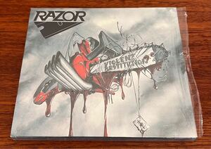 美品 RAZOR VIOLENT RESTITUTION CD SACRIFICE AGGRESSION SLAYER WEHRMACHT POSSESSED VOIVOD crypticslaughter sod Metallica Soothsayer