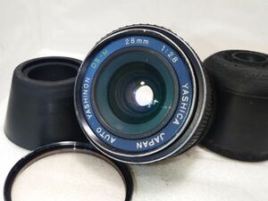 ★希少！美品★YASHICA ヤシカ YASINON DS-M 28mm F2.8 M42★完動品★