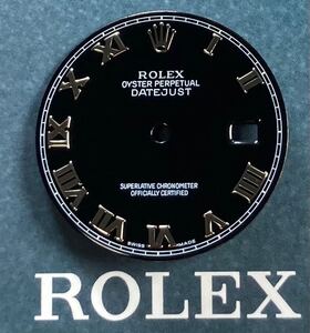 純正品 極美 黒 文字盤ロレックス 16234 16220 116234 16014 デイトジャストROLEX DATEJUST White dial cal.3035/3135 BLACK ROMA GENUINE