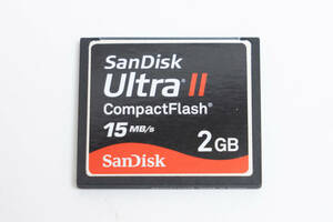#130n SanDisk サンディスク UltraII 2GB 15MB/s CFカード コンパクトフラッシュ CF