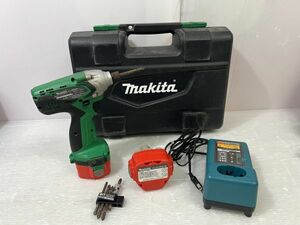 HH495-40605-098【中古】Makita マキタ 12v 充電式 インパクトドライバー M694D バッテリー2個付き ワイヤレス 動作確認済み 工具