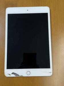 ジャンク品　Apple iPad mini 4 Cellular ゴールド タブレット 