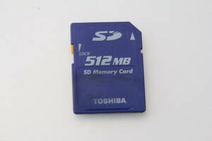 512MB SDカード TOSHIBA