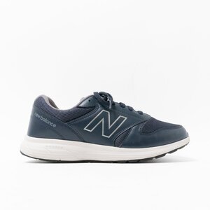 【1円スタート】 New Balance ニューバランス MW550NV3 550 NB レザー メッシュ ネイビー スニーカー ランニング メンズ US9 27cm