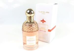 満量　ゲラン　GUERLAIN　アクアアレゴリア　AQUA ALLEGORIA　オランジェソレイヤ　ORANGE SOLEIA　オードトワレ　スプレー　75ml　YK-2774