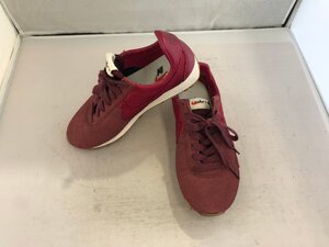 【NIKE】ナイキ　プリモントリオールレーサー　レディススニーカー　ワインレッド　合成繊維　24cm　SY02-FC8