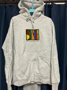 Supreme Enterprises Hooded Sweatshirt Mサイズ シュプリーム Box logo パーカー フーディ Ash Grey アッシュグレイ ライトグレー 刺繍