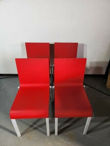 ヴィトラ(Vitra)/.03(ゼロスリー)シリーズ/ミーティングチェア・多目的チェア/スタック可能/４脚セット②/