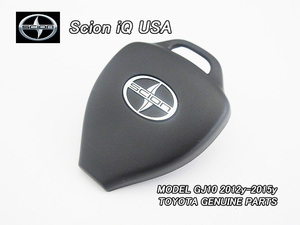 アイ.キューGJ10/SCION/サイオンiQ純正USキーカバー表側SCIONロゴ入り/USDM北米仕様トヨタ米国トランスミッターカバーUSAシンボルマーク入