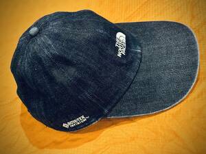 直営店限定 ノースフェイス ゴアテックス インディゴ デニム キャップ 帽子 THE NORTH FACE / Denim GORE-TEX INFINIUM GTX Denim Cap 美品