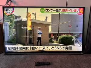 □Panasonic パナソニック 液晶カラーテレビ TH-65A800 65v リモコン付 テレビスタンド付き 地デジ 家電 映像機器