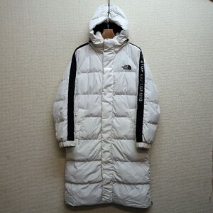 THE NORTH FACE ノースフェイス 化繊綿 中綿ジャケット ロング コート メンズ Mサイズ 正規品 ホワイト D8384