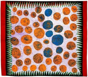 草間 彌生 KUSAMA Yayoi　 WOWプロジェクト ビーチタオル 2014 ARTIST TOWEL SERIES 未使用タグ付き！ 真作保証！