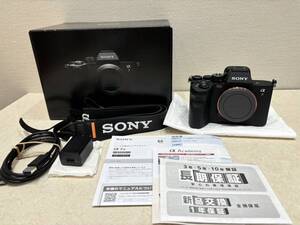 M6419　とても綺麗品！SONY a7IV ILCE-7M4 ボディ ソニー ミラーレス一眼 デジタルカメラ 箱有　付属品あり　電源動作確認済み！