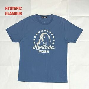 【人気】HYSTERIC GLAMOUR　ヒステリックグラマー　半袖Tシャツ　ヒスガール　スター　星　ユニセックス　クルーネック　0223CT18