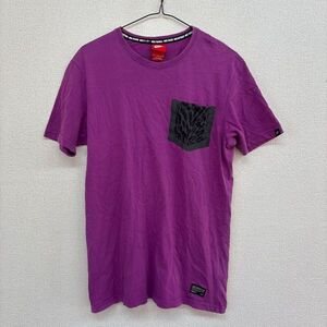 Q31 NIKE ナイキ　半袖tシャツ 胸ポケット　紫　パープル　NIKEサッカー　メンズL