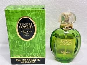 4614] 残量たっぷり クリスチャンディオール Christian Dior TENDRE POISON EAU DE TOILETTE 50ml オーデトワレ SPRAY 香水