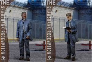 PRESENT TOYS 1/6 ショーシャンクの空に 二人セット 未開封新品 PT-sp28 THE SHAWSHANK REDEMPTION 検）ホットトイズ モーガン・フリーマン