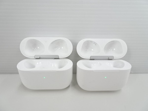 6M200EZE◎充電ケースのみ Apple AirPods 第3世代 A2897 イヤホン無し 2点セット◎中古