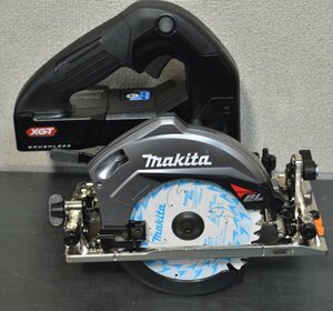 【makita】125mm//充電式マルノコ//HS005GZB(黒・本体のみ/際切べース)//40VMax///電動工具/【未使用品】(菅2137YO)