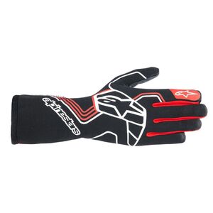 alpinestars(アルパインスターズ) レーシンググローブ TECH-1 RACE V4 GLOVE XLサイズ 13 BLACK RED [FIA8856-2018公認]