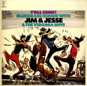 A00599075/LP/ジム＆ジェシー＆ザ・ヴァージニア・ボーイズ「YAll Come!」